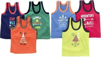 PK Collection Vest For Baby Boys & Baby Girls Cotton(Multicolor, Pack of 6)