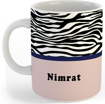 P89M Gift 'Nimrat' Name Coffe Ceramic/Coffe (330 ml) Ceramic Coffee Mug(330 ml)