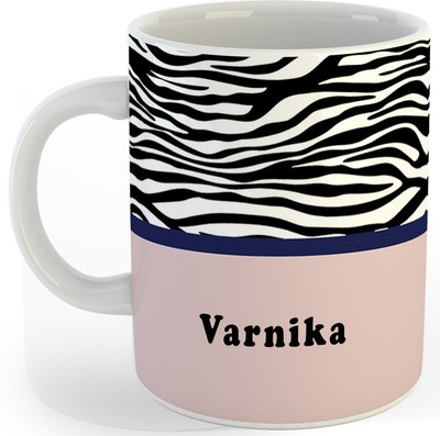 P89M Gift 'Varnika' Name Coffe Ceramic/Coffe (330 ml) Ceramic Coffee Mug(330 ml)