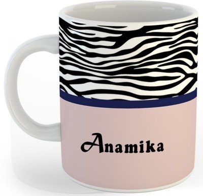 P89M Gift 'Anamika' Name Coffe Ceramic/Coffe (330 ml) Ceramic Coffee Mug(330 ml)