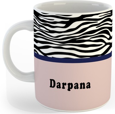 P89M Gift 'Darpana' Name Coffe Ceramic/Coffe (330 ml) Ceramic Coffee Mug(330 ml)
