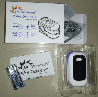 Dr. Morepen PO-12 Pulse Oximeter(WHITE/BLACK)