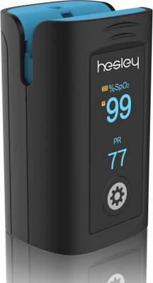 HESLEY Pulse Oximeter Fingertip, Oxygen Saturation Monitor with Plethysmograph and Perfusion Index, Heart Rate and SpO2 Levels Meter with LED Display for Adult Pulse Oximeter