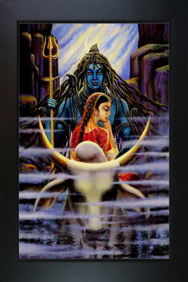RV SALES Lord Shiv Parvati Religious Frame