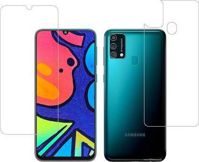 SOMTONE Front and Back Tempered Glass for Samsung Galaxy F41(Pack of 2)