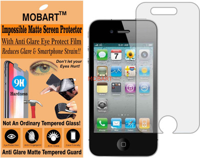 MOBART Impossible Screen Guard for APPLE IPHONE 4S (Flexible Matte)(Pack of 1)