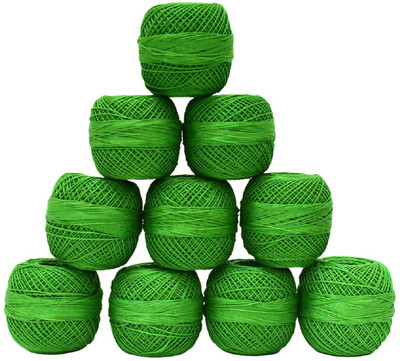 LUCASI GREEN Thread(55 m Pack of10)