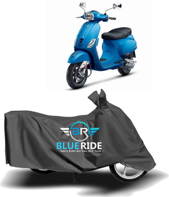 BLOERIDE Two Wheeler Cover for Vespa(Vespa SXL, Grey)