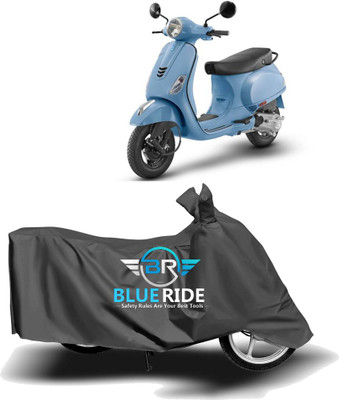 BLORIDE Two Wheeler Cover for Vespa(Vespa LX, Grey)