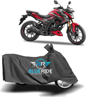 BLOERIDE Two Wheeler Cover for Honda(CB Hornet 160, Grey)