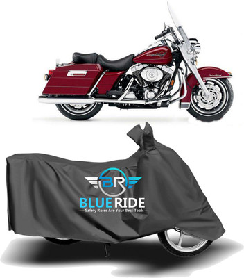 BLOERIDE Two Wheeler Cover for Harley Davidson(Road King, Grey)
