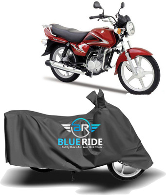 THE REAL ARV Waterproof Two Wheeler Cover for Suzuki(Heat, Grey)