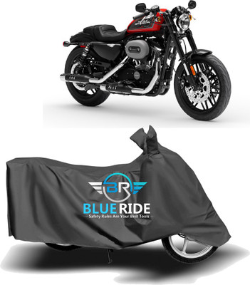 BLOERIDE Two Wheeler Cover for Harley Davidson(Roadster, Grey)