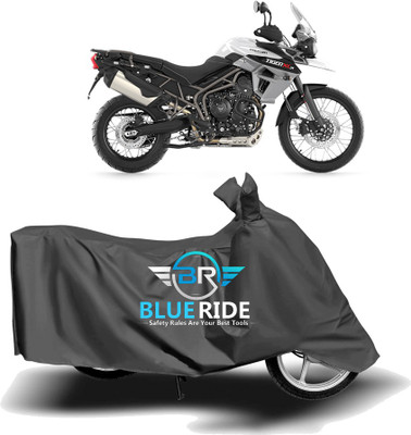 THE REAL ARV Waterproof Two Wheeler Cover for Triumph(Tiger 800, Grey)