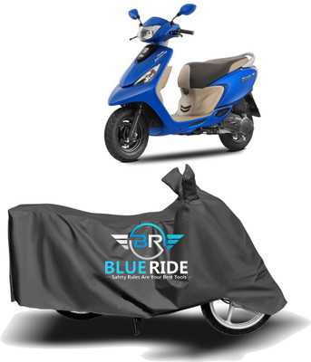 BLOERIDE Two Wheeler Cover for TVS(Zest, Grey)