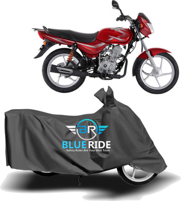 BLOERIDE Two Wheeler Cover for Bajaj(Platina 100 DTS-i, Grey)