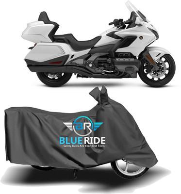 BLORIDE Two Wheeler Cover for Honda(Gold Wing, Grey)