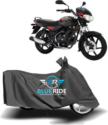 BLOERIDE Two Wheeler Cover for Bajaj(Discover 135, Grey)