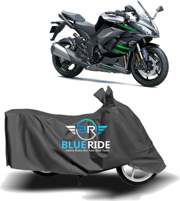 BLORIDE Two Wheeler Cover for Kawasaki(Ninja 1000, Grey)