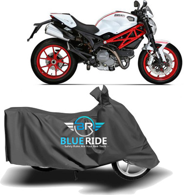 BLOERIDE Two Wheeler Cover for Ducati(Monster 796 S2R, Grey)