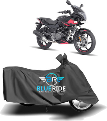 BLORIDE Two Wheeler Cover for Bajaj(Pulsar 220F, Grey)