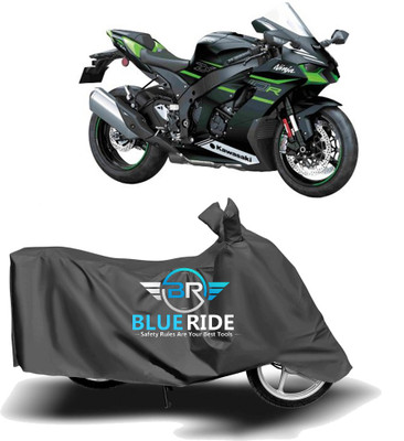 BLORIDE Two Wheeler Cover for Kawasaki(Ninja ZX-10R, Grey)