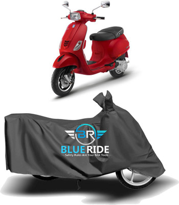 BLOERIDE Two Wheeler Cover for Vespa(Vespa SXL 125, Grey)