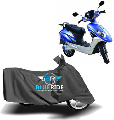 BLOERIDE Two Wheeler Cover for Lohia(Fame, Grey)
