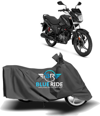 THE REAL ARV Waterproof Two Wheeler Cover for Hero(Glamour, Grey)