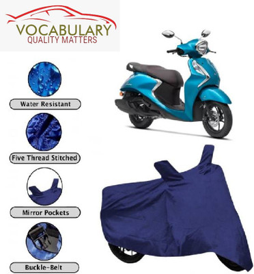 MEGA MARTZZ Waterproof Two Wheeler Cover for Hero(Pleasure, Blue)