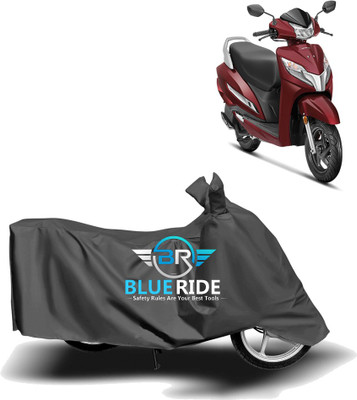 BLOERIDE Two Wheeler Cover for Honda(Activa, Grey)