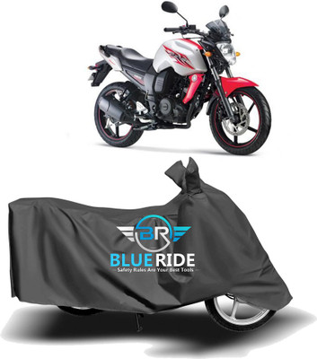 BLOERIDE Two Wheeler Cover for Yamaha(FZ-S, Grey)