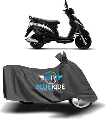 BLUERIDE Two Wheeler Cover for Mahindra(Rodeo, Grey)