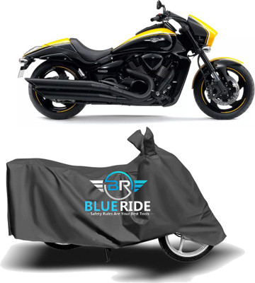 BLORIDE Two Wheeler Cover for Suzuki(Intruder M1800R, Grey)