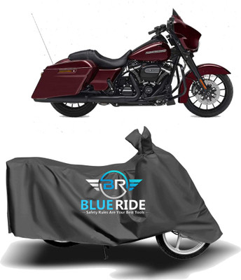 BLOERIDE Two Wheeler Cover for Harley Davidson(Street Glide Special, Grey)