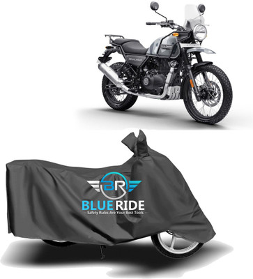 BLOERIDE Two Wheeler Cover for Royal Enfield(Himalayan, Grey)
