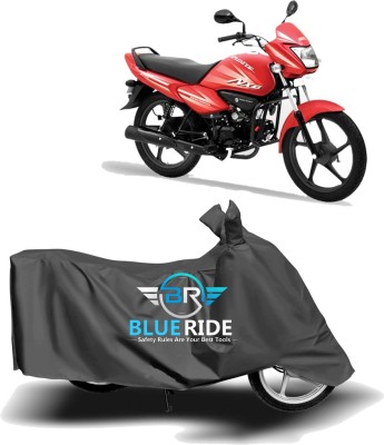 BLUERIDE Two Wheeler Cover for Hero(Splendor NXG, Grey)