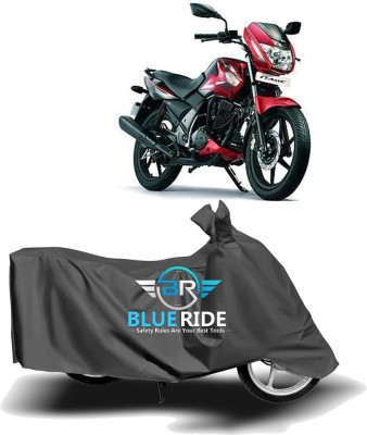 BLORIDE Two Wheeler Cover for TVS(Flame, Grey)