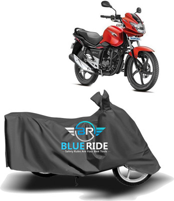 BLORIDE Two Wheeler Cover for Suzuki(GS 150R, Grey)