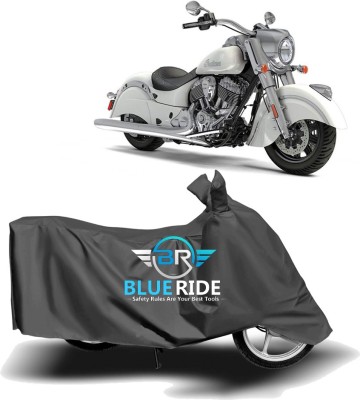 BLUERIDE Two Wheeler Cover for Indian(Chief Classic, Grey)