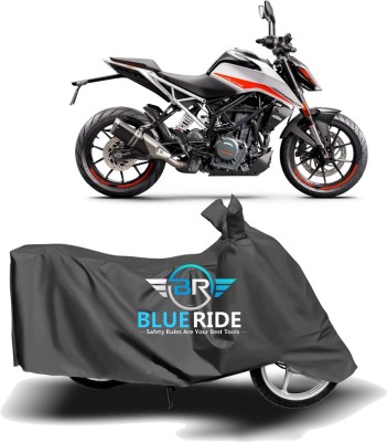 BLUERIDE Two Wheeler Cover for KTM(Duke 390, Grey)