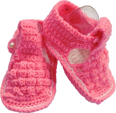 Kidzoo Booties(Toe to Heel Length - 11 cm, Pink)