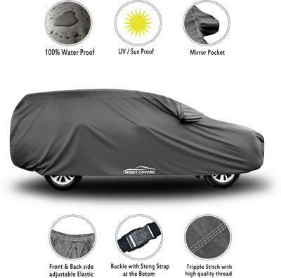 XAFO Car Cover For Maruti Suzuki Alto (With Mirror Pockets)(Grey)