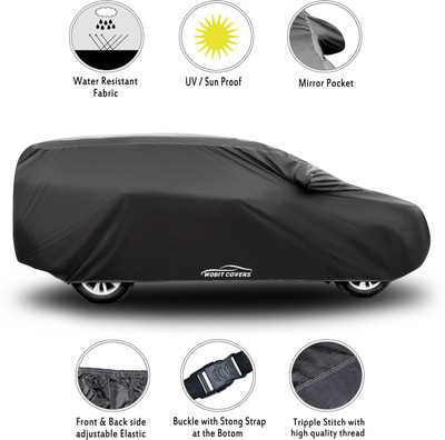 XAFO Car Cover For Maruti Suzuki WagonR Stingray (With Mirror Pockets)(Grey)