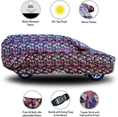 XAFO Car Cover For Tata Vista Tech (With Mirror Pockets)(Multicolor)