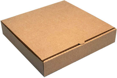 K K Industrial Pizza Box Cardboard, Paper, Craft Paper Packaging Box(Pack of 25 Brown)
