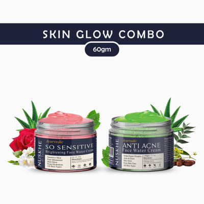 Nuskhe By Paras Skin glow Combo -Anti Acne Gel and Rose Water Gel(2 Items in the set)