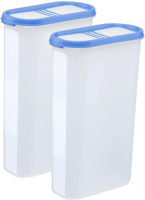 Cutting EDGE Plastic Utility Container  - 3000 ml(Pack of 2, Blue, White)