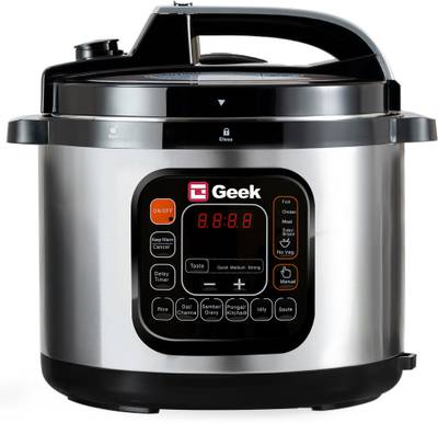 Geek Robocook 11 in 1 Rice Cooker, Electric Pressure Cooker, Slow Cooker, Food Steamer, Travel Cooker