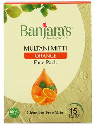 Banjaras Multani Mitti Orange Face Pack 100g(100 g)